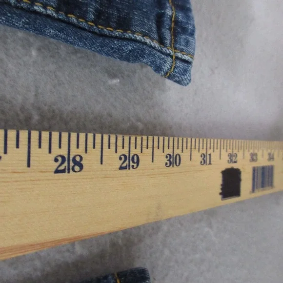 Levis Jeans 13 Slouch Straight Low Rise Y2K Distressed Grunge Edgy 90s Vintage - Picture 11 of 12